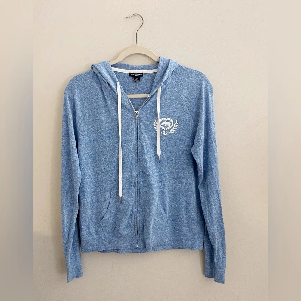 Ecko Unltd Y2K Bling Back Hoodie Jacket Casual Comfy School